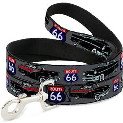 Dog Leash - Route 66 Classics Gray