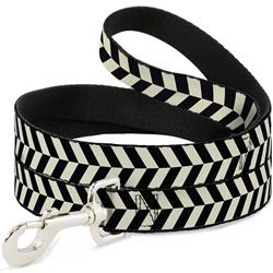 Dog Leash - Rhombus Split Cream/Black