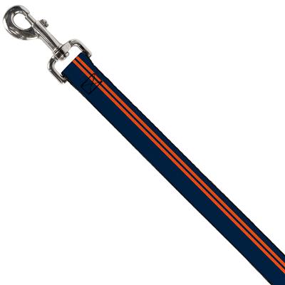 Dog Leash - Racing Stripe Navy/Orange