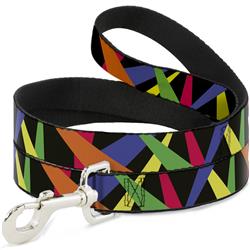 Dog Leash - Spotlight Black/Multi Neon