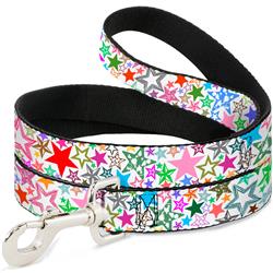 Dog Leash - Stargazer White/Multi Color
