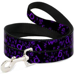 Dog Leash - Stargazer Black/Purple