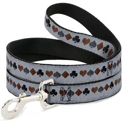 Dog Leash - Suits Gray Stone