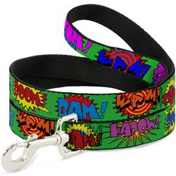 Dog Leash - Sound Effects Green/Multi Color