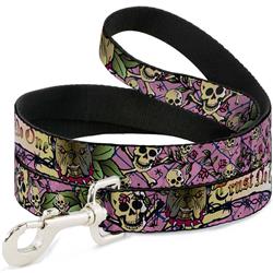 Dog Leash - Trust No One Pink