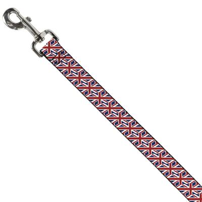Dog Leash - United Kingdom Flags Diagonal