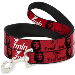 Dog Leash - VIVA LA REVOLUCION Che w/fmln Red