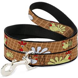 Dog Leash - Waffle/Chicken Poses