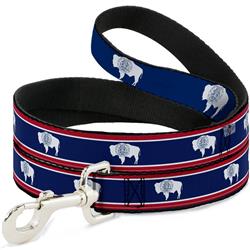 Dog Leash - Wyoming Flags