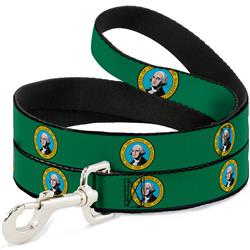 Dog Leash - Washington Flag
