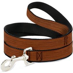 Dog Leash - Wood Grain2 Horizontal Reddish Brown