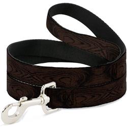 Dog Leash - Wood Grain Walnut