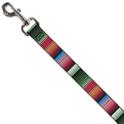 Dog Leash - Zarape5 Vertical Multi Color Stripe