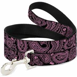 Dog Leash - Bandana/Skulls Black/Pink
