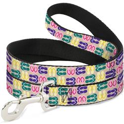 Dog Leash - Flip Flops6 Sand/Multi Color