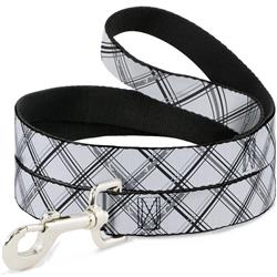 Dog Leash - Plaid X Weathered White/Gray