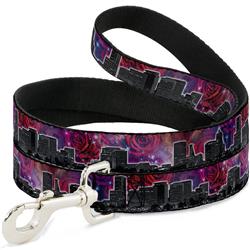 Dog Leash - Portland Vivid Skyline Cosmic Roses