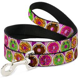 Dog Leash - Sprinkle Donut Expressions Pink