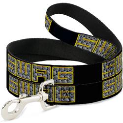 Dog Leash - SWAG Black/Bling