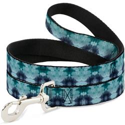 Dog Leash - Tie Dye Reflection Turquoise Blues