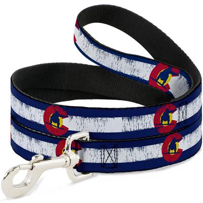 Dog Leash - Colorado Flag/Snowboarder Weathered