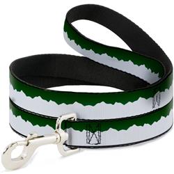 Dog Leash - Colorado Solid Mountains Green/White