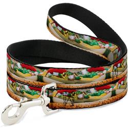 Dog Leash - Chicago Style Hot Dog Vivid