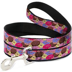Dog Leash - Sprinkle Donuts Stacked Multi Color