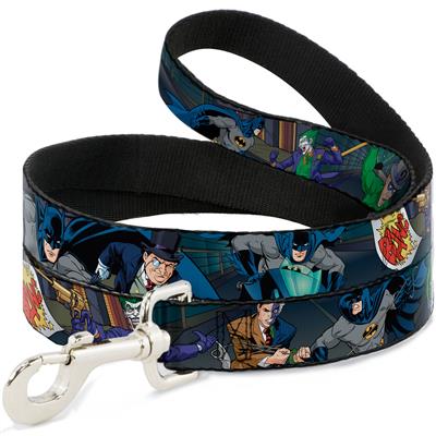 Dog Leash - Batman Battling Villains in Tunnel