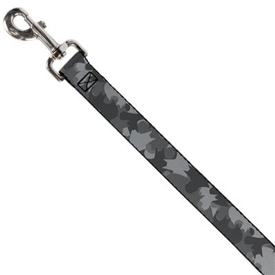 Dog Leash - Bat Signal Stacked Black/Grays