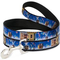Dog Leash - Up Carl on Porch/Flying House/Balloons