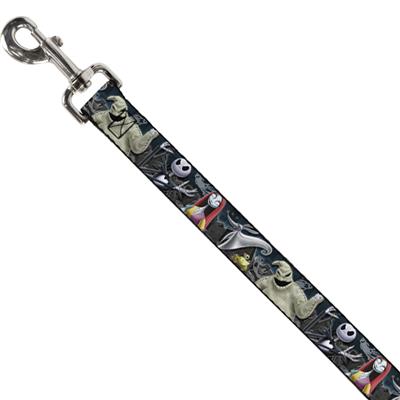 Dog Leash - Nightmare Before Christmas 4-Character Group/Cemetery Scene