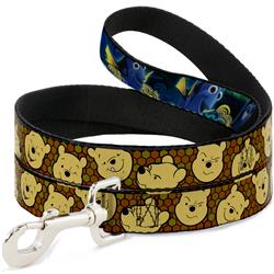 Dog Leash - Dory Poses/Swirls Blues/Yellows
