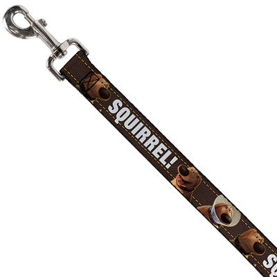 Dog Leash - Dug 3-Poses/SQUIRREL! Brown/Yellow/White