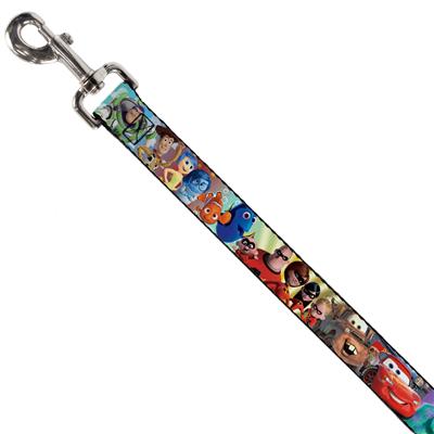 Dog Leash - Disney Pixar 7-Movie Character Collage