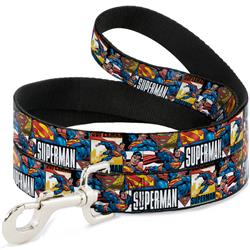 Dog Leash - SUPERMAN Action Blocks White