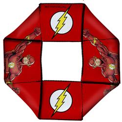 Dog Toy Squeaky Octagon Flyer - Flash Pose Flash Icon Red