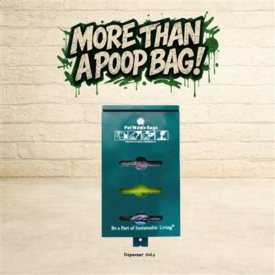 The Original Poop Bags® Commercial Bulk Roll Poop Bags Dispenser – Holds up to 800 Dog Waste Bags