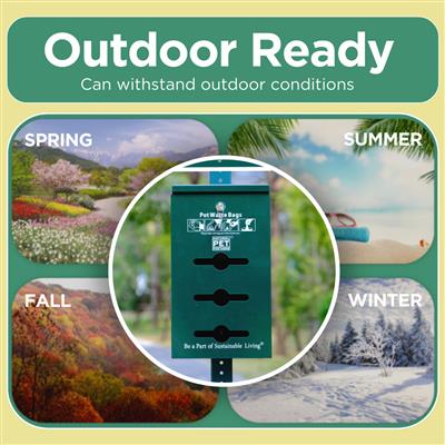 The Original Poop Bags® Commercial Bulk Roll Poop Bags Dispenser – Holds up to 800 Dog Waste Bags