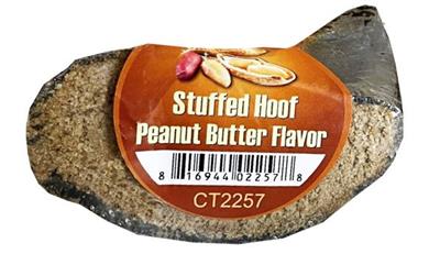 Peanut Butter Stuffed Cow Hoof Shrink With UPC and STICKER FROM BRAZIL