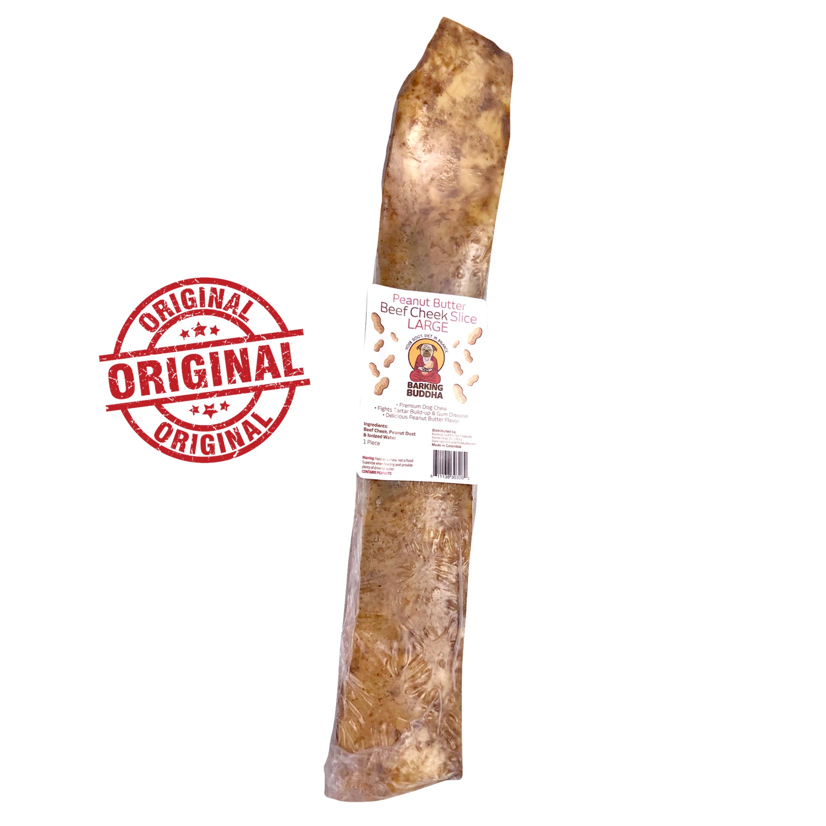 Peanut Butter Beef Cheek Slice Large Wrapped 12/case