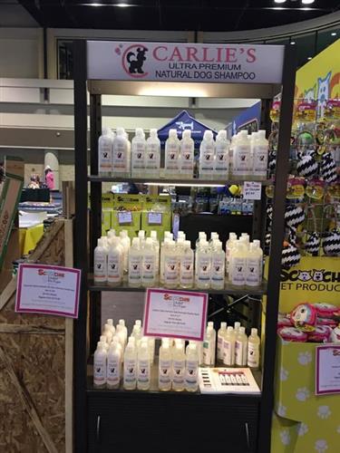 60 Piece Wooden Carlies Shampoo Display Rack With Header