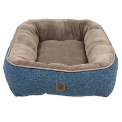 SnooZZy® Rustic Low Bumper Pet Beds  Buff, Teal, Brown