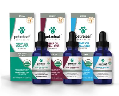 Organic CBD Hemp Oils by Pet Releaf
