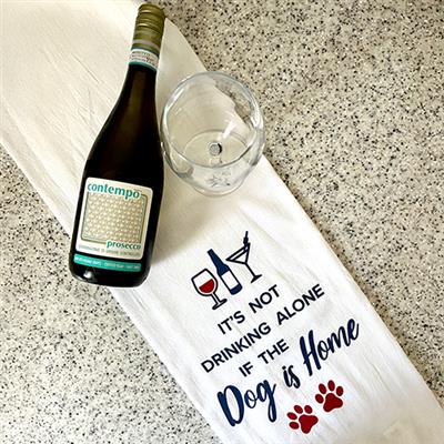 Kitchen Towel - It's not drinking alone...