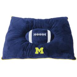 Michigan Wolverines Pet Pillow Bed