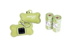 GoGo® 25 Ct. Green Dispenser w/Matching Refill Roll