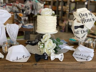 Wedding, Wedding Bandana, Engagement Bandana | I Loved Her First, Dog Wedding - 3 Color Choices