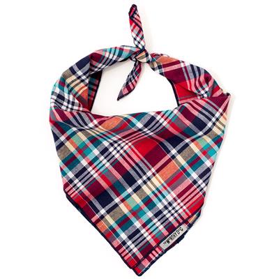 Madras Plaid Red/Navy/Multi Classic Bandana