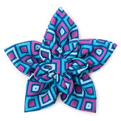 Graphic Diamond Purple Flower